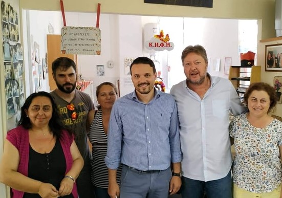 Επίσκεψη του υπ.  βουλευτή Δωδεκανήσου του ΚΙΝ.ΑΛ.-ΠΑΣΟΚ Βάιου Καλοπήτα σε δημόσιες υπηρεσίες της Ρόδου